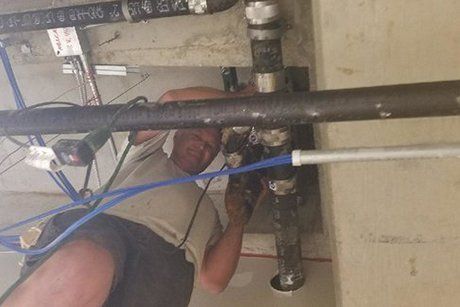 Leak Repair — Staff Repairing Leak Pipeline in Haysville, KS Leak Repair — Staff Repairing Leak Pipeline in Haysville, KS