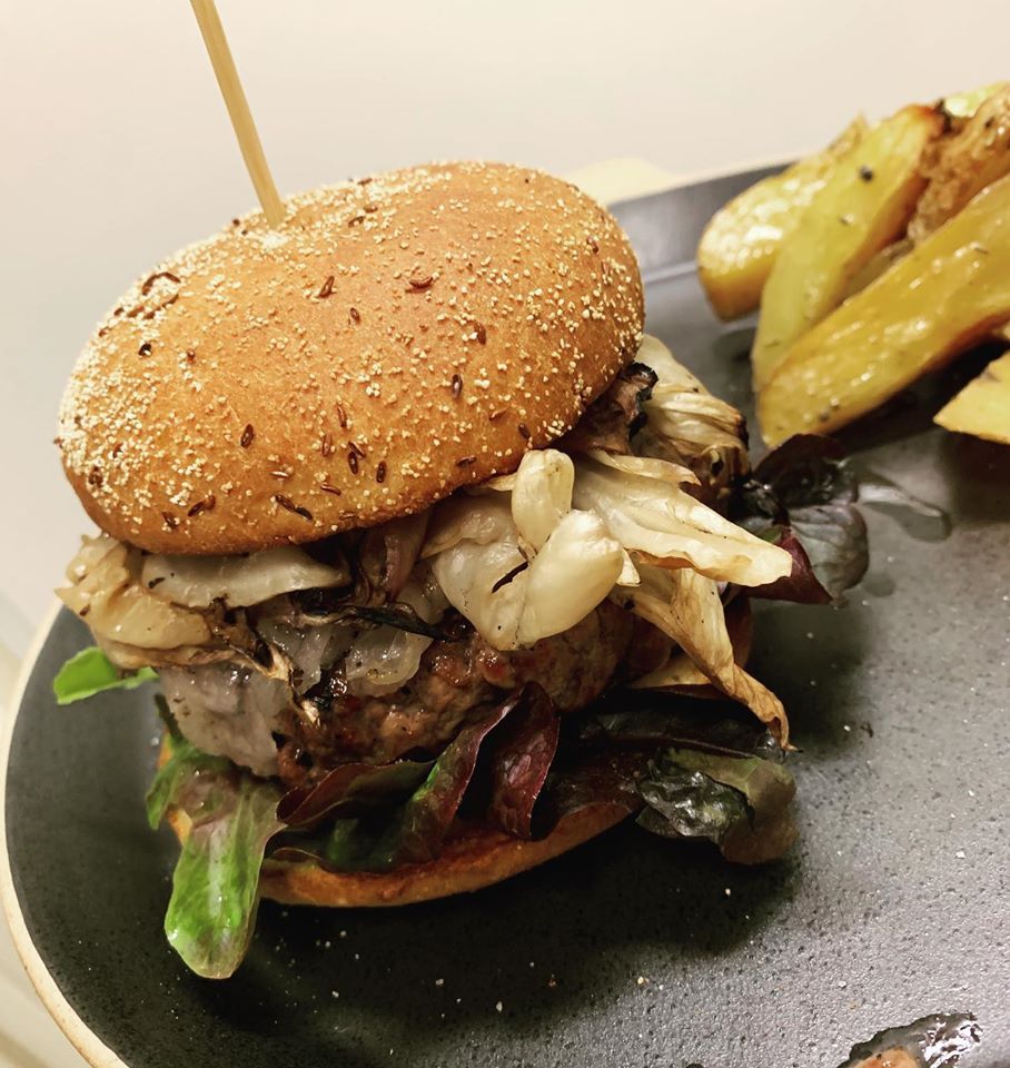 hamburger panino