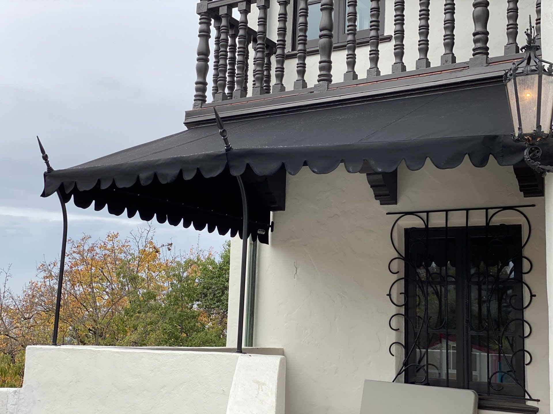 triangle awning