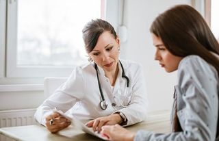 Occupational Medicine — Doctor Giving Advice to Patient in Gary, Indiana