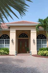 Front Entrance — residential glass in Naples, FL Front Entrance — residential glass in Naples, FL