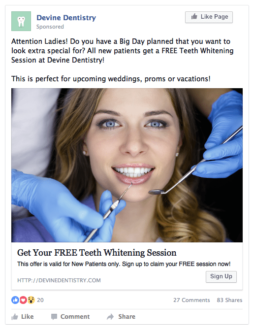 Dental Facebook Ad | Manteca, CA | Legacy Local Impact Dental Facebook Ad | Manteca, CA | Legacy Local Impact