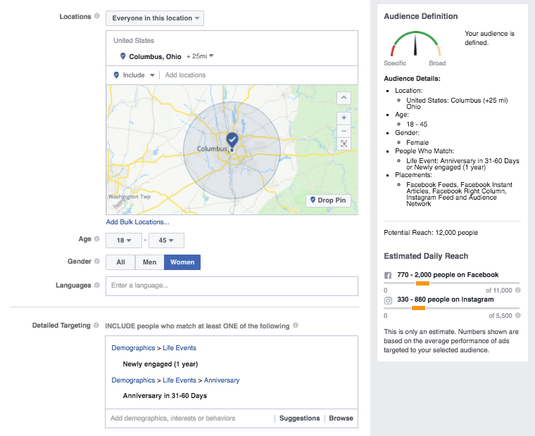 Facebook Ad Location | Manteca, CA | Legacy Local Impact Facebook Ad Location | Manteca, CA | Legacy Local Impact