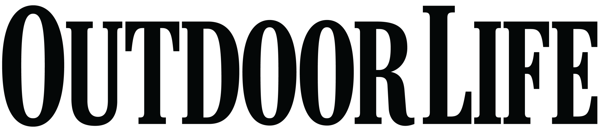 The outdoor life logo is black and white on a white background.