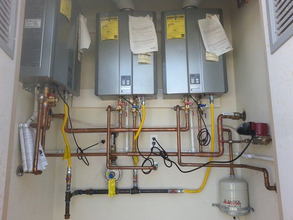 Modern Water Heater — Yucca Valley, CA — John Mahany Plumbing
