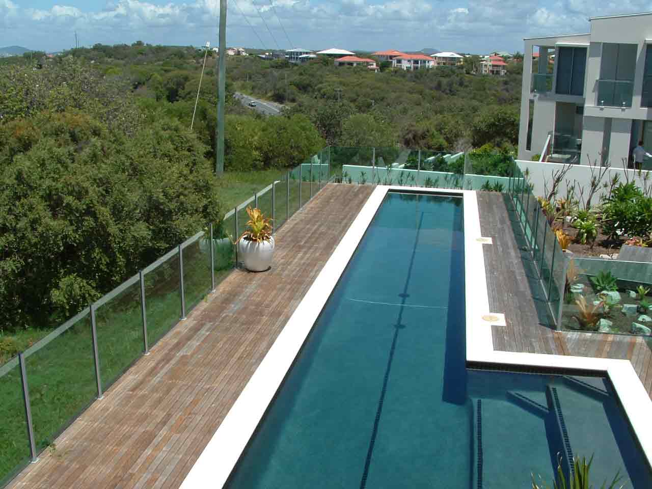 Glass Pool Fence — Fencing & Screens in Noosaville QLD