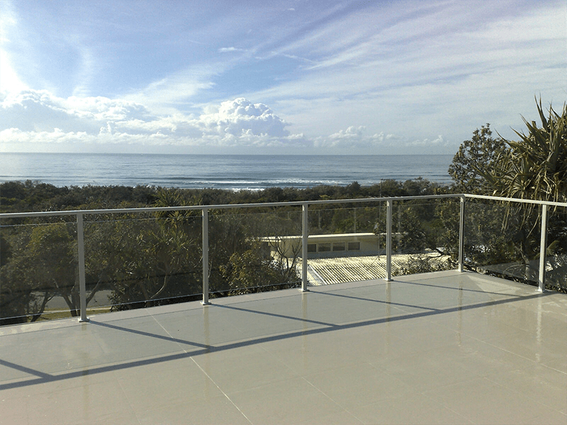 Glass Fence — Fencing & Screens in Noosaville QLD