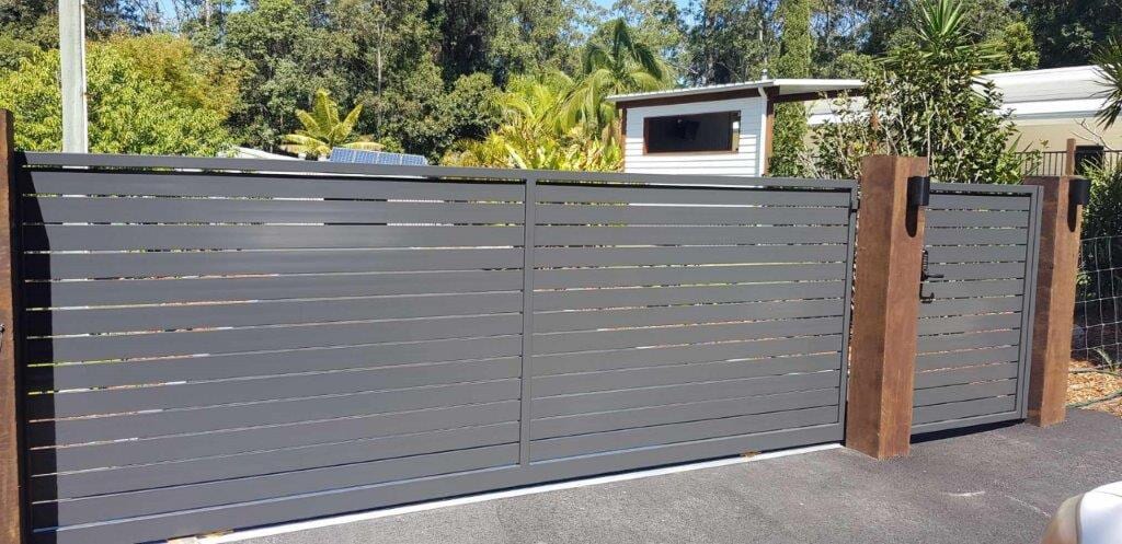 Slatted Gate — GJM Balustrading in Noosaville, QLD