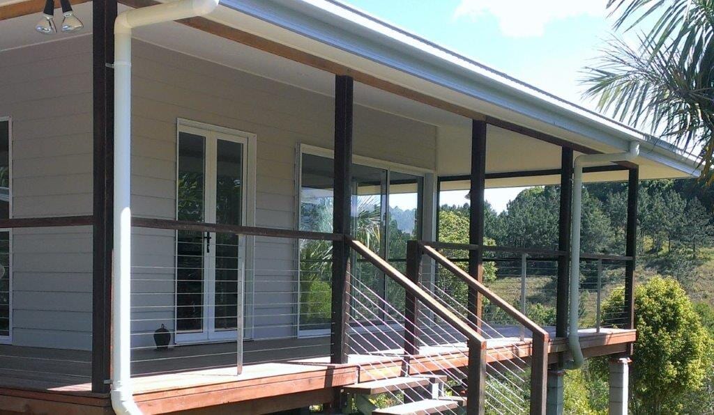 Wire Balustrade On Stair — Fencing & Screens in Noosaville QLD