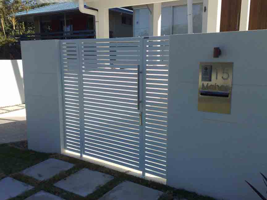 Slatted Gate — GJM Balustrading in Noosaville, QLD