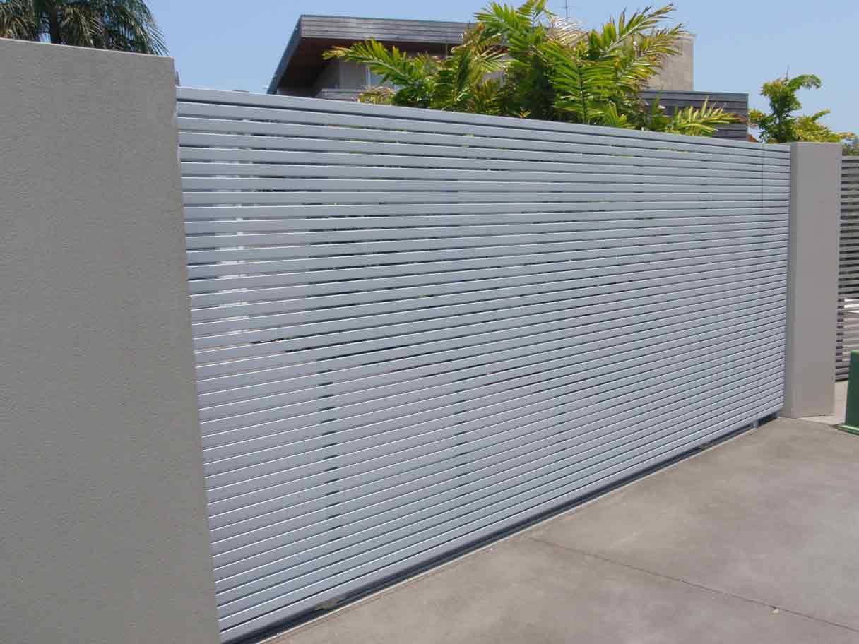 Slatted gates — GJM Balustrading in Noosaville, QLD
