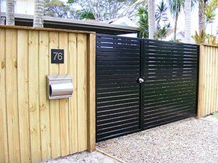 Slatted Gate — GJM Balustrading in Noosaville, QLD