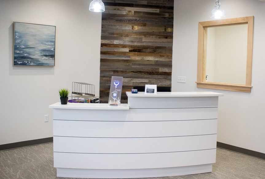 front desk at Guthrie family dental in Grain Valley MO