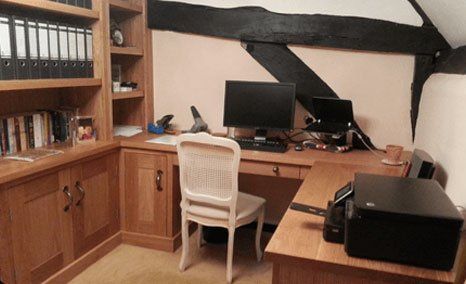 Bespoke study or office fittings