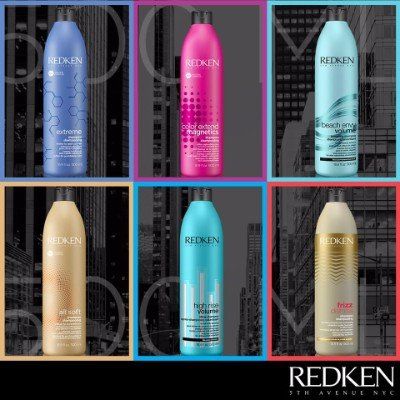 sei box con all'interno una bottiglietta di crema Redken