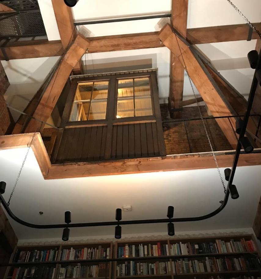 The Tardis room which is used as a study
