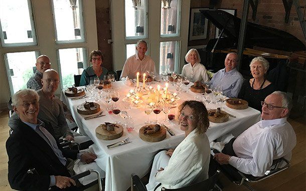 Dinner parties in full flow at St Pancras Clock Tower