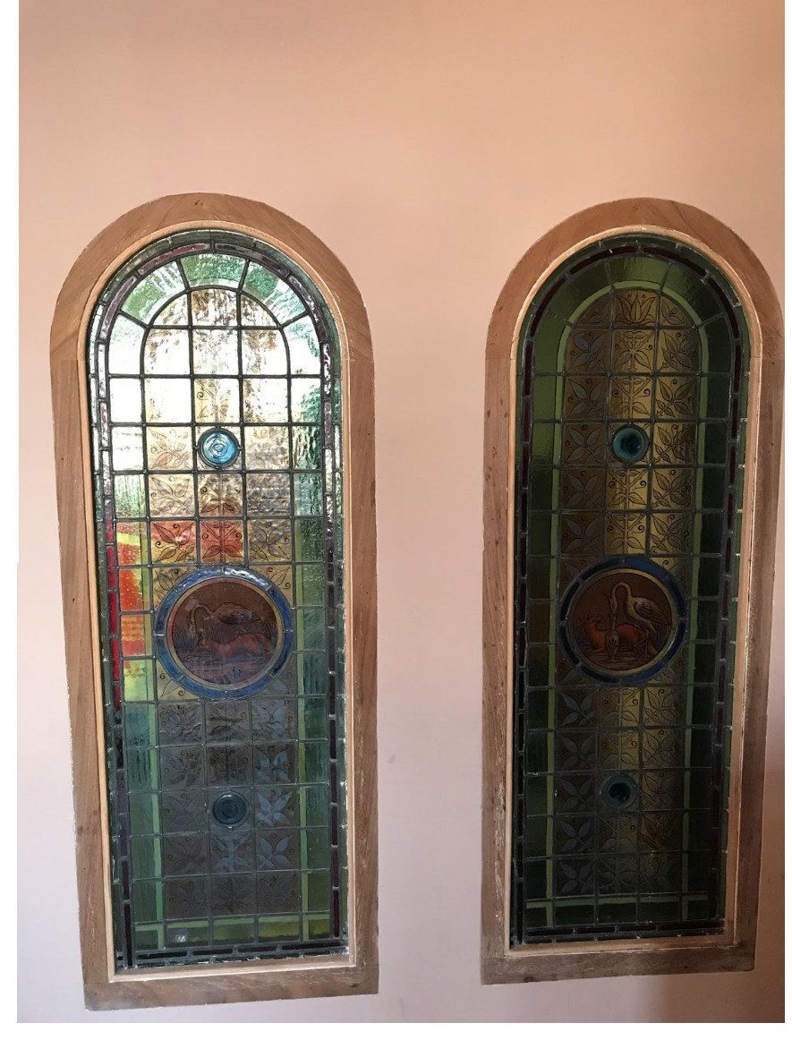 Stained glass windows