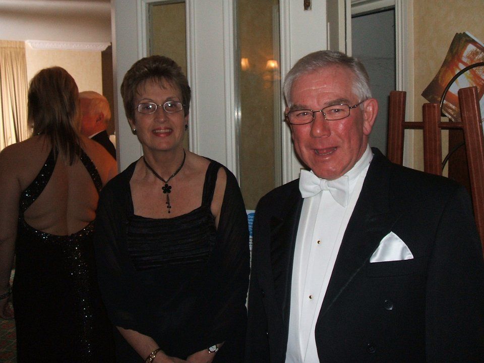 W Bro Ron Barlow and his wife Sue
