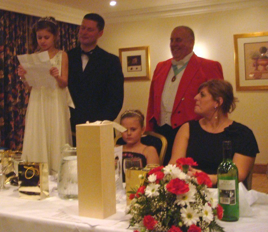 W Bro Matthew Dennis with his with Karen and daughters, Megan and Emily