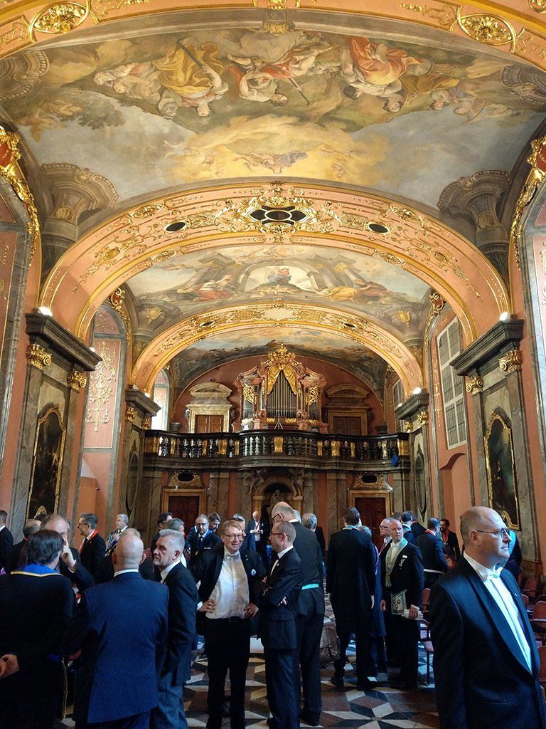 The Chapel of Mirrors at the Klementinum in Prague