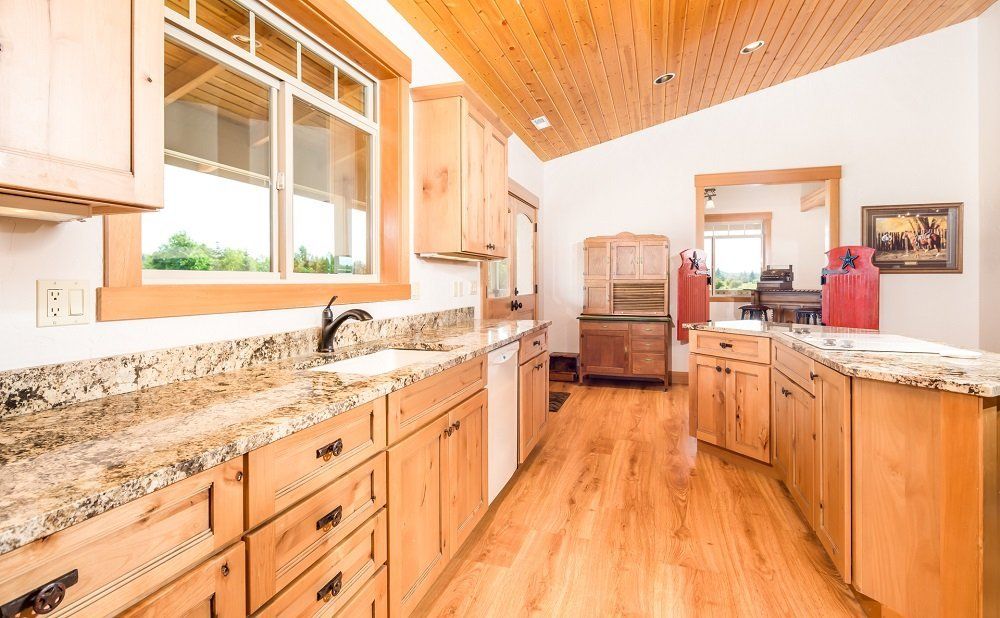 Interior view of the kitchen after renovation
