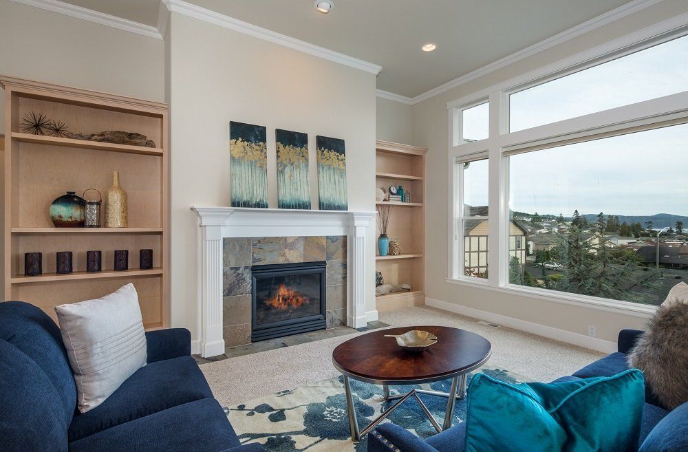 Living room interior view