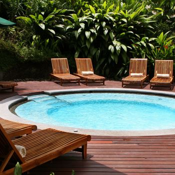Lounge Chairs And Spa Pool — Greensboro, NC — Aqua Treatment Lounge Chairs And Spa Pool — Greensboro, NC — Aqua Treatment