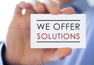 Man Holding Card - Collection Services in Honesdale, PA