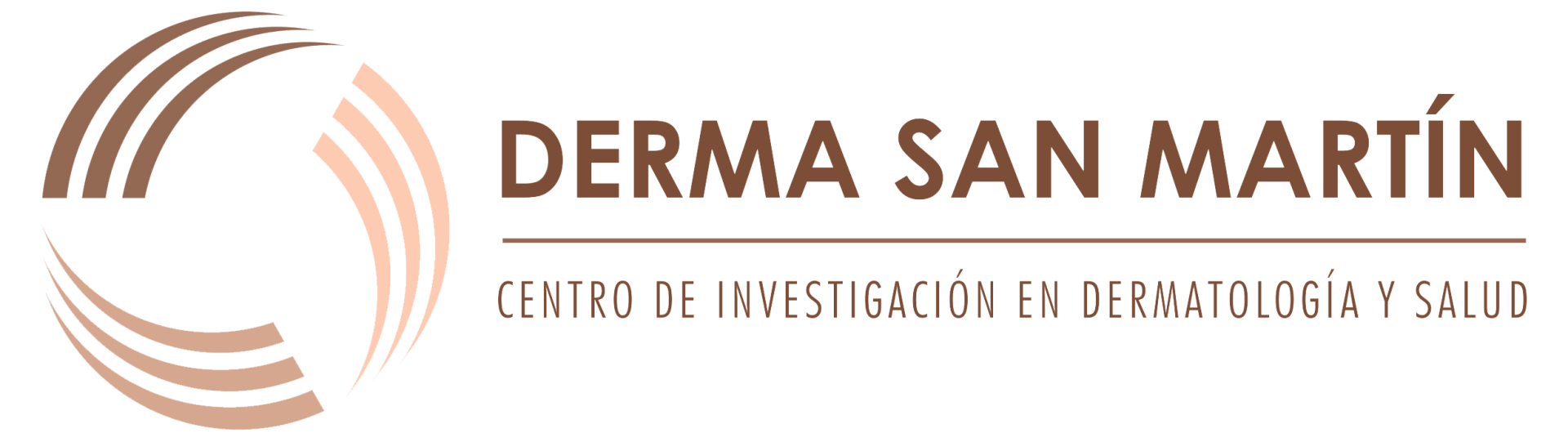 Se muestra un logotipo de Derma San Martin sobre un fondo blanco.