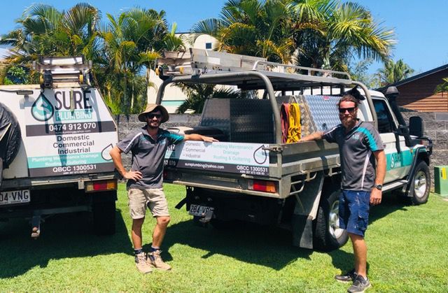 Truck and Team — Plumbers in Yeppoon, QLD