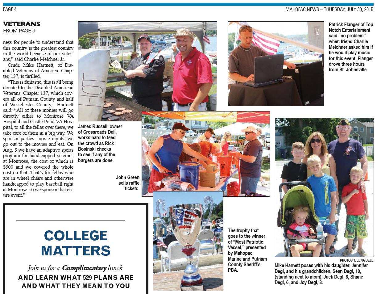 Mahopac News Page 4 — Mahopac, NY — Mahopac Marina