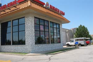 Commercial construction for Burger King Commercial construction for Burger King