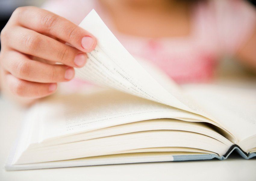Book with pages being turned