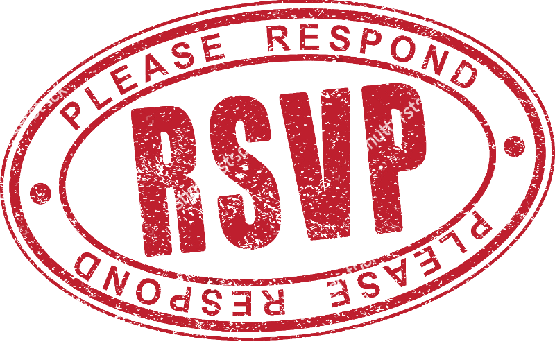 Please Respond RSVP Logo