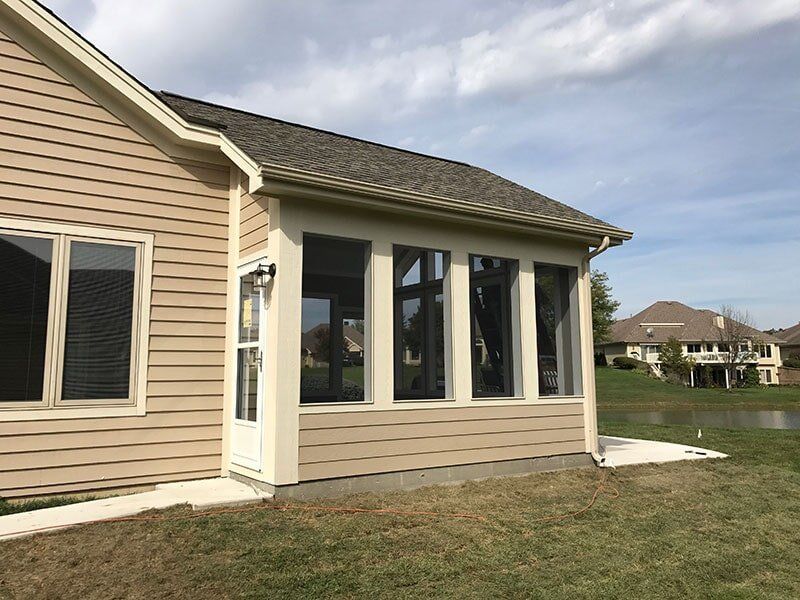 Beige Sidings — Fort Wayne, IN — Brandenberg General Contractor