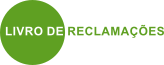 Um círculo verde com as palavras livro de reclamações nele