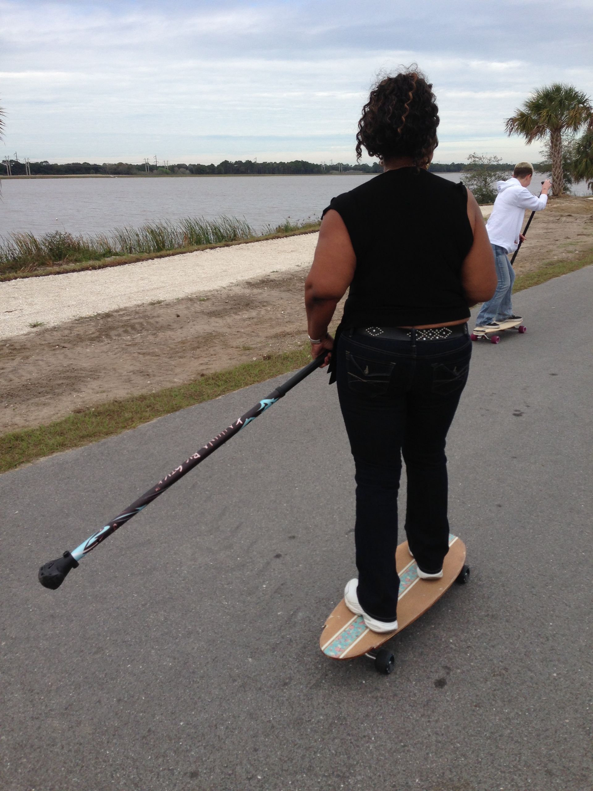 New recruits first time landpaddling!