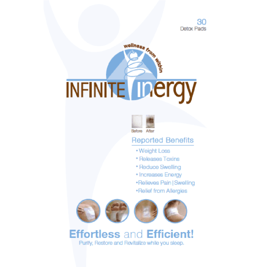 Infinite Inergy Detox Foot Pads