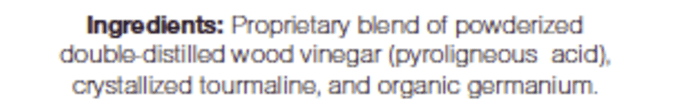  ingredients of infinite inergy detox foot pads