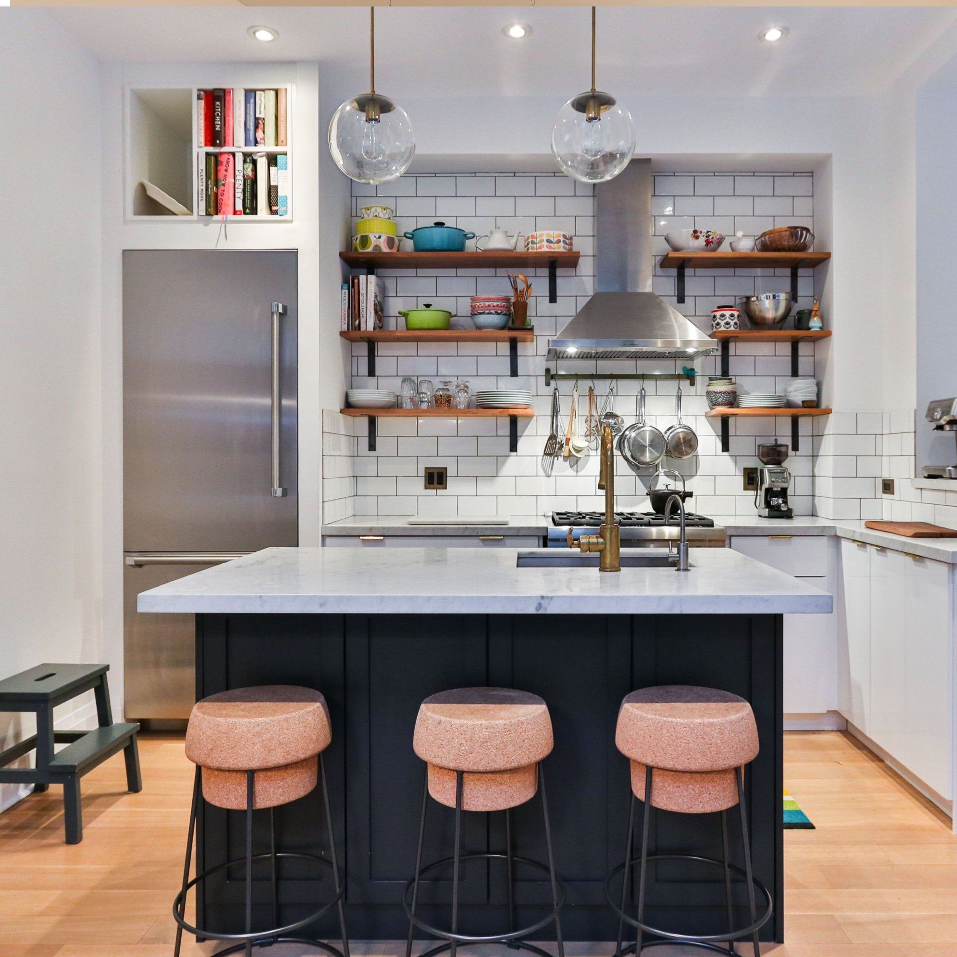 Custom kitchen remodel with large island and modern finishes in Ogden, Utah