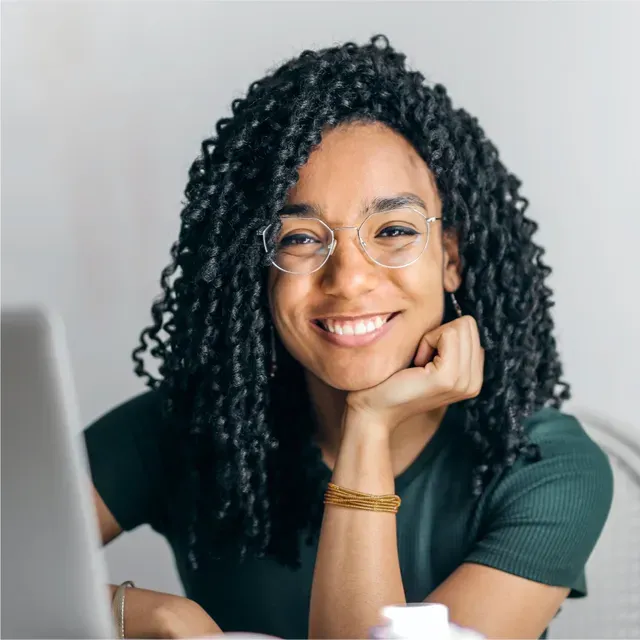 smiling young woman