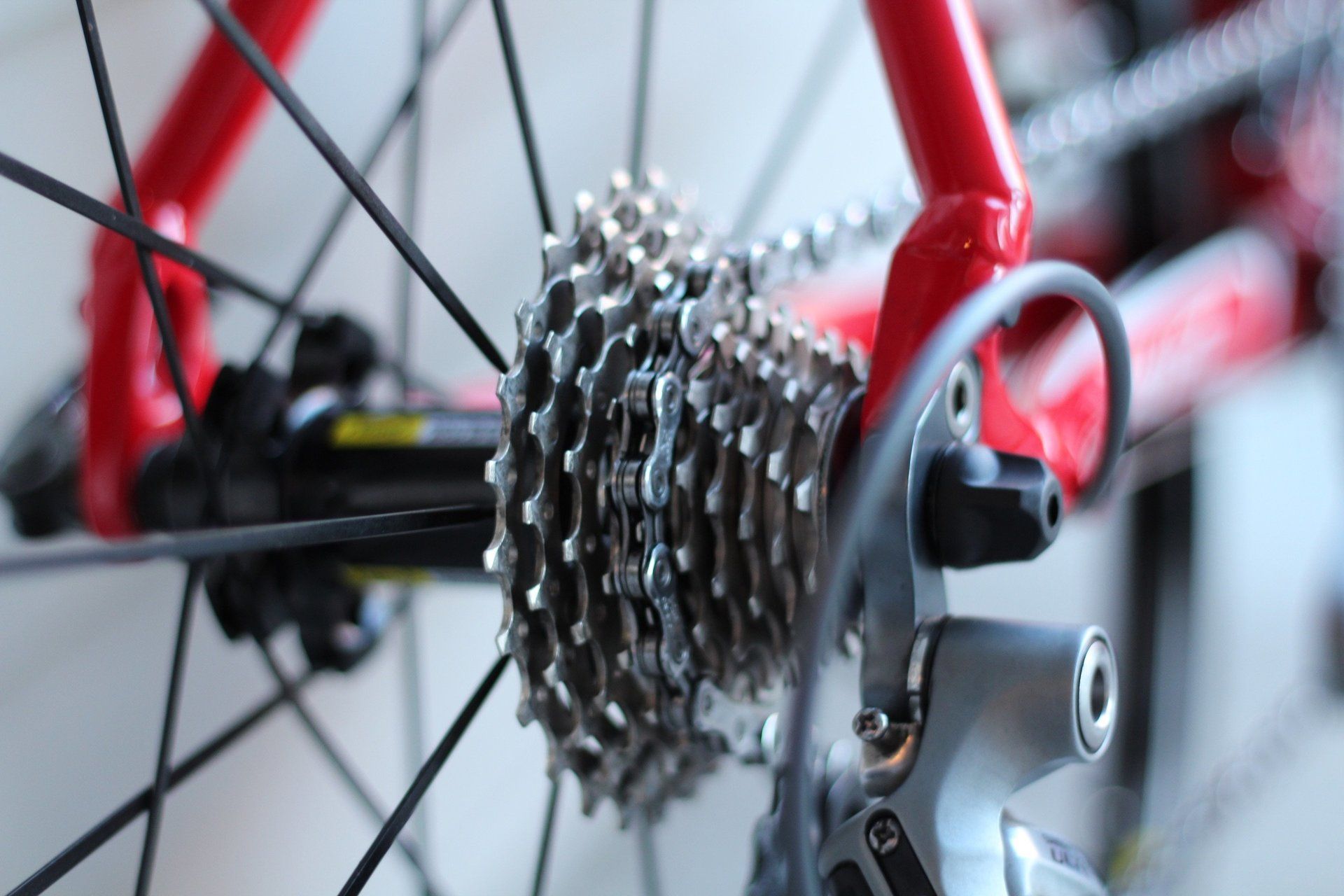 Wheel on a bicycle