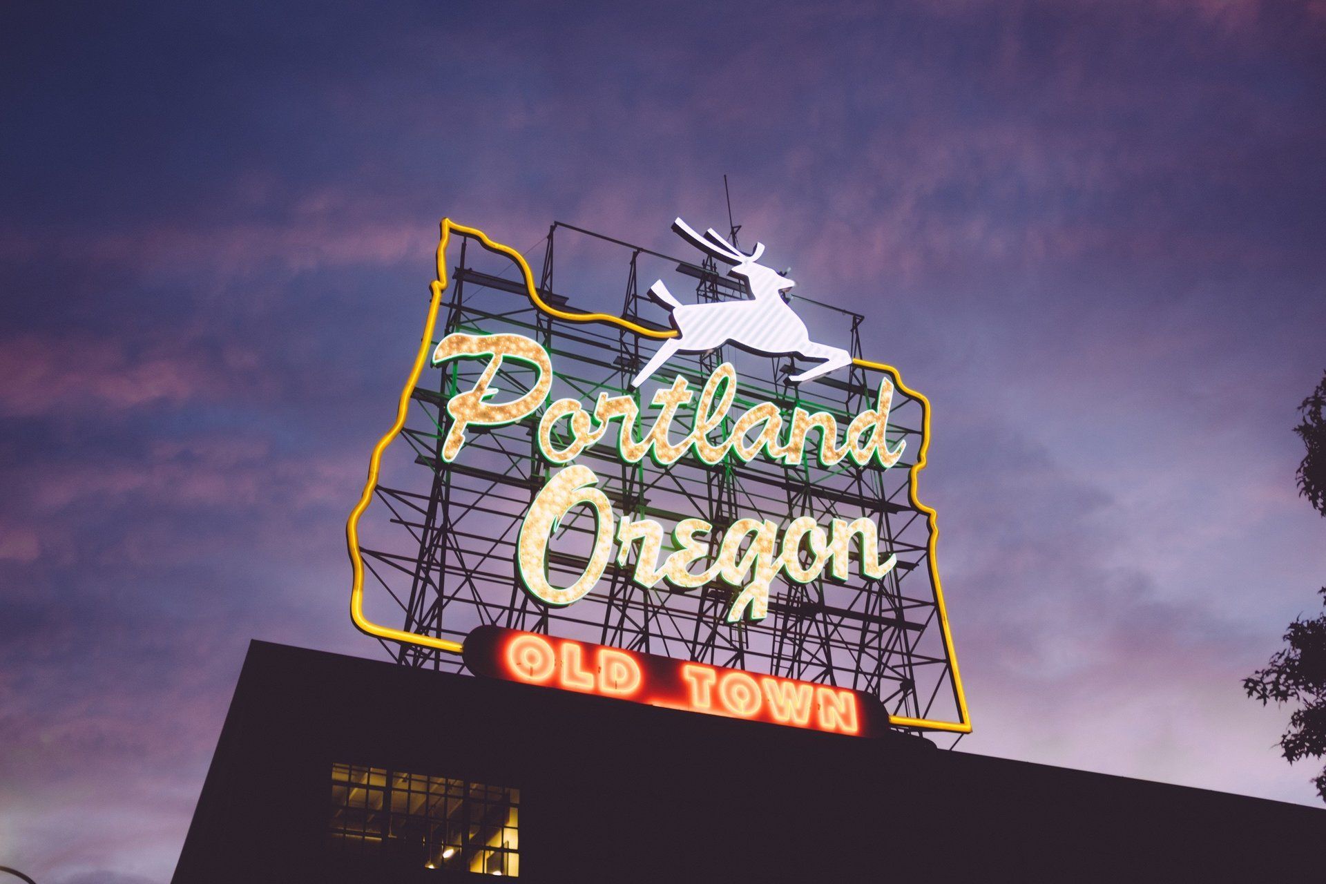 Portland, OR sign