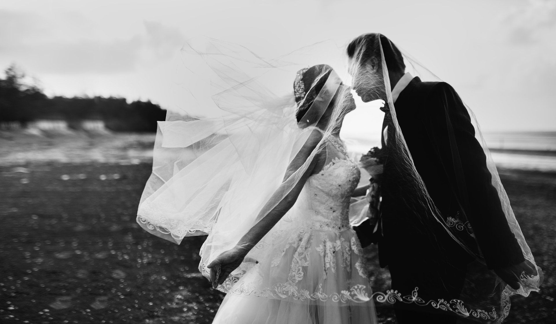 newly married couple
