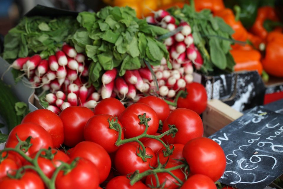 Tomatoes and Radishes