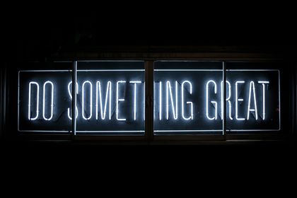 Do Something Great Neon Sign - Consultants In Coffs Harbour