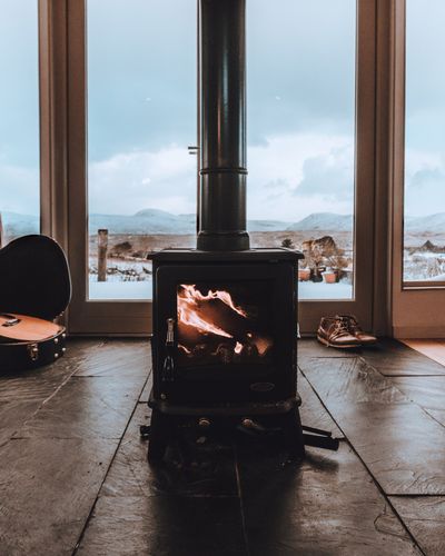 wood stove