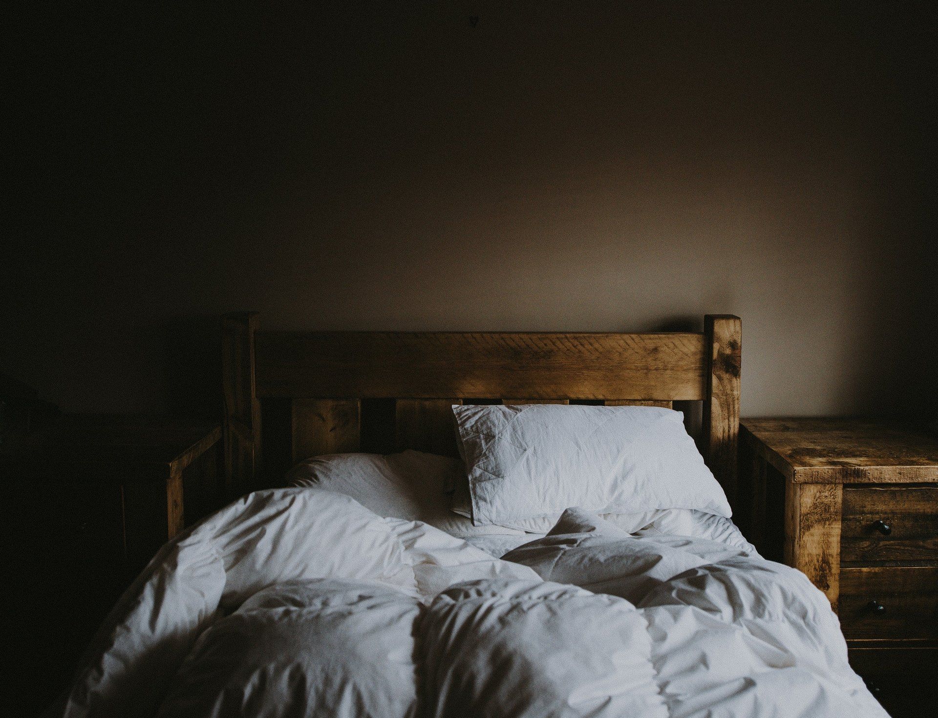 rustic bed