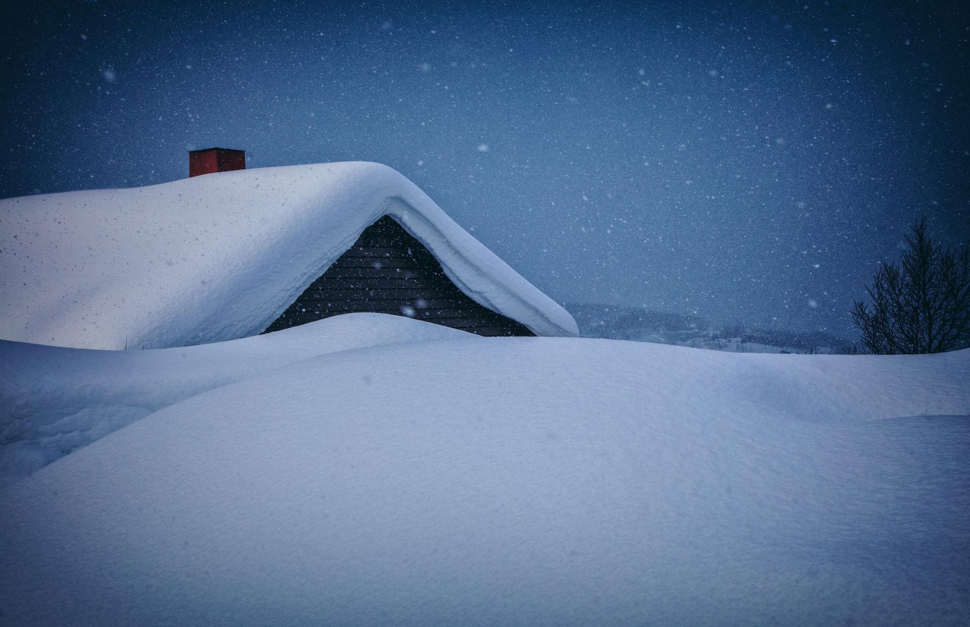 Snow Covered House